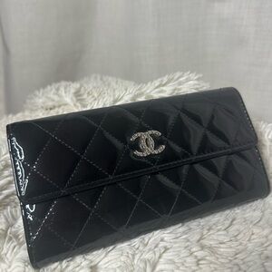 Chanel Black Quilted Women's Wallet